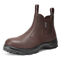 JIANKUN High Boots Safety Shoes S3 SR PU Outsole Steel Toe Steel Plate Smooth Cow Leather Wear-Resistant for Construction Worker