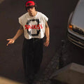 Streetwear Oversized Gym Wear O-Neck T Shirts Men Loose Fit Breathable Quick Dry Sports T-Shirt Custom Logo Print Jersey Tshirt