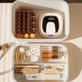Indoor Bedroom Plastic Organizer Storage Box With Lid Nail and Hair Accessory Storage