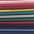 Factory Direct Sell 100% Polyester  Solid Poly Twill Fabric for Embroidery Patch  Stitches Jersey Embroidery Letters Numbers