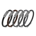 New Wholesale Boho Jewellery Man Womens Viking Colorful Leather Wrap Bracelet