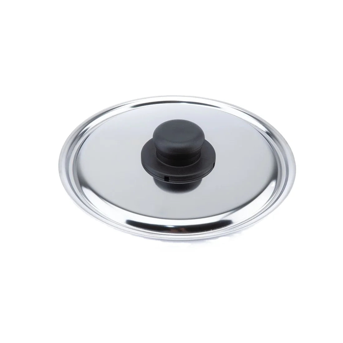2025 Professional Italian Inox Cookware Sets with Ergonomic 40 cm Handle Knob Black Lid and Metal Cover