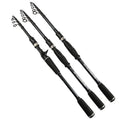 Hot Selling 1.8m 2.1m 2.4m 2.7m 3.3m 3.6m Telescopic Fishing Rod Portable Carbon Fiber Pole