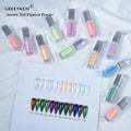 Private Label Magic Liquid Color Shifting Aurora Nail Pigment Powder Chrome Coating Mirror Effect Liquid Nail Mirror Powder