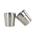 180ml Multi Scene Use 304 Stainless Steel Water Cup Reusable Double Layer Anti Scald Anti Fall Milk Coffee Beer Cup