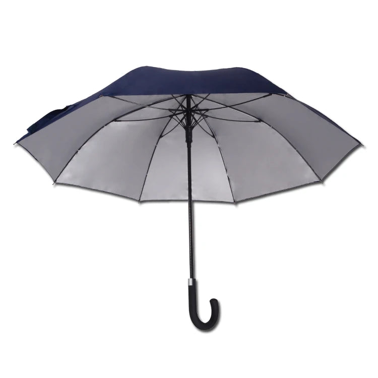 Walking Style Strong Silver Coated UV Umbrellas for the Rain Waterproof