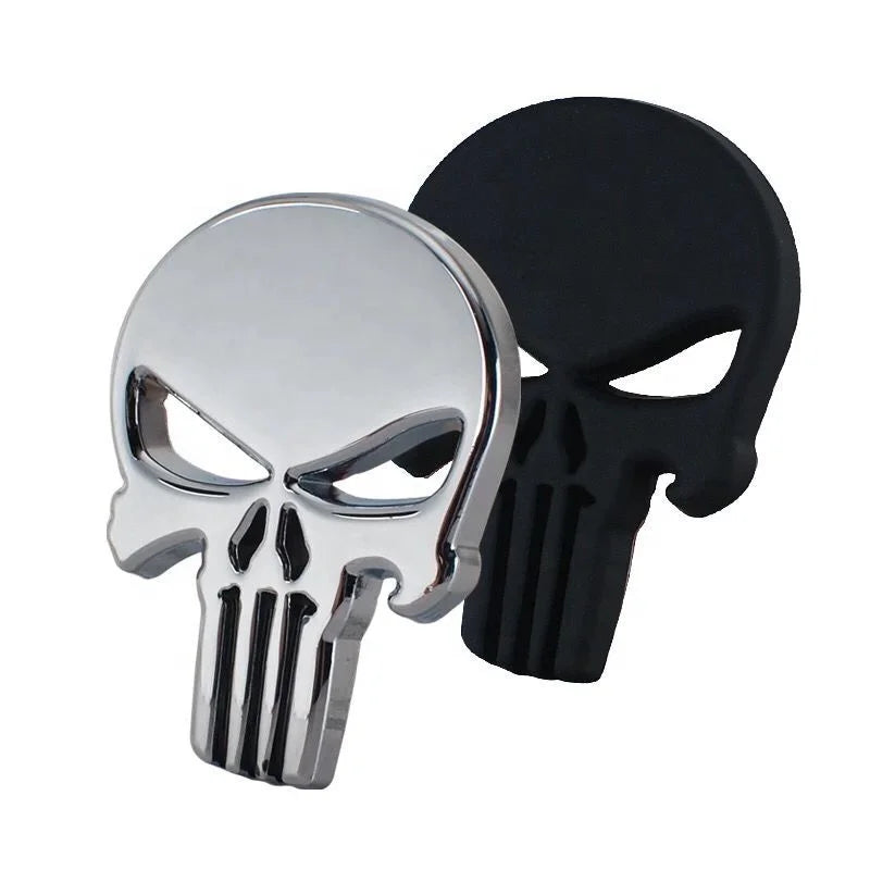 Wholesale Auto Emblem Metal Punisher Car Emblem Stamped Spot Goods