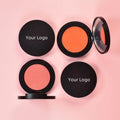 Wholesale Low Moq Blusher Cream Organic Single Blush Powder Palette With Customized Brand Blush