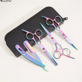 Wanmei Salon Hairdressers Stylist Thinning Shear Scissors Straight Stainless Steel razor Professional Hair Cutting Scissors
