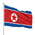 The Bright and Vivid Colors of the Premium North Korean Flag Are Suitable for Indoor and Outdoor Durability