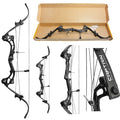 JUNXING F164 Eagle Bow 40-55lbs Fiberglass Bamboo Recurve Bow for Fishing and Hunting