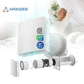 Erv Ventilation System Wall-Mounted Heat Recovery System with Enthalpy Heat Exchanger up to 97% Efficiency