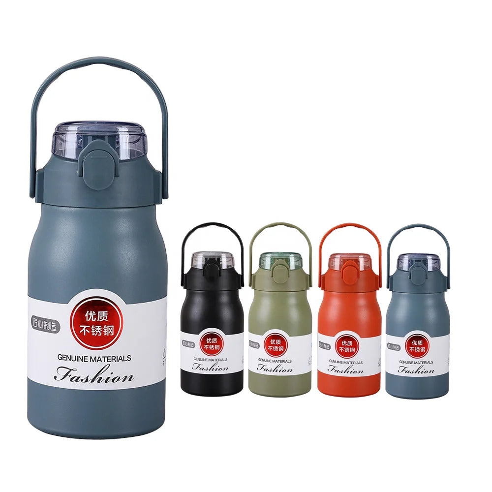 Beauchy Double Wall 316 Stainless Steel Vacuum Flask Outdoor Sport Bicycle Water Bottle for Travel Camping