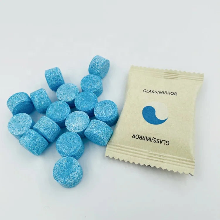 Multi-functional Disposable Eco-Friendly Effervescent Solid Car Windshield Glass Cleaner Detergent