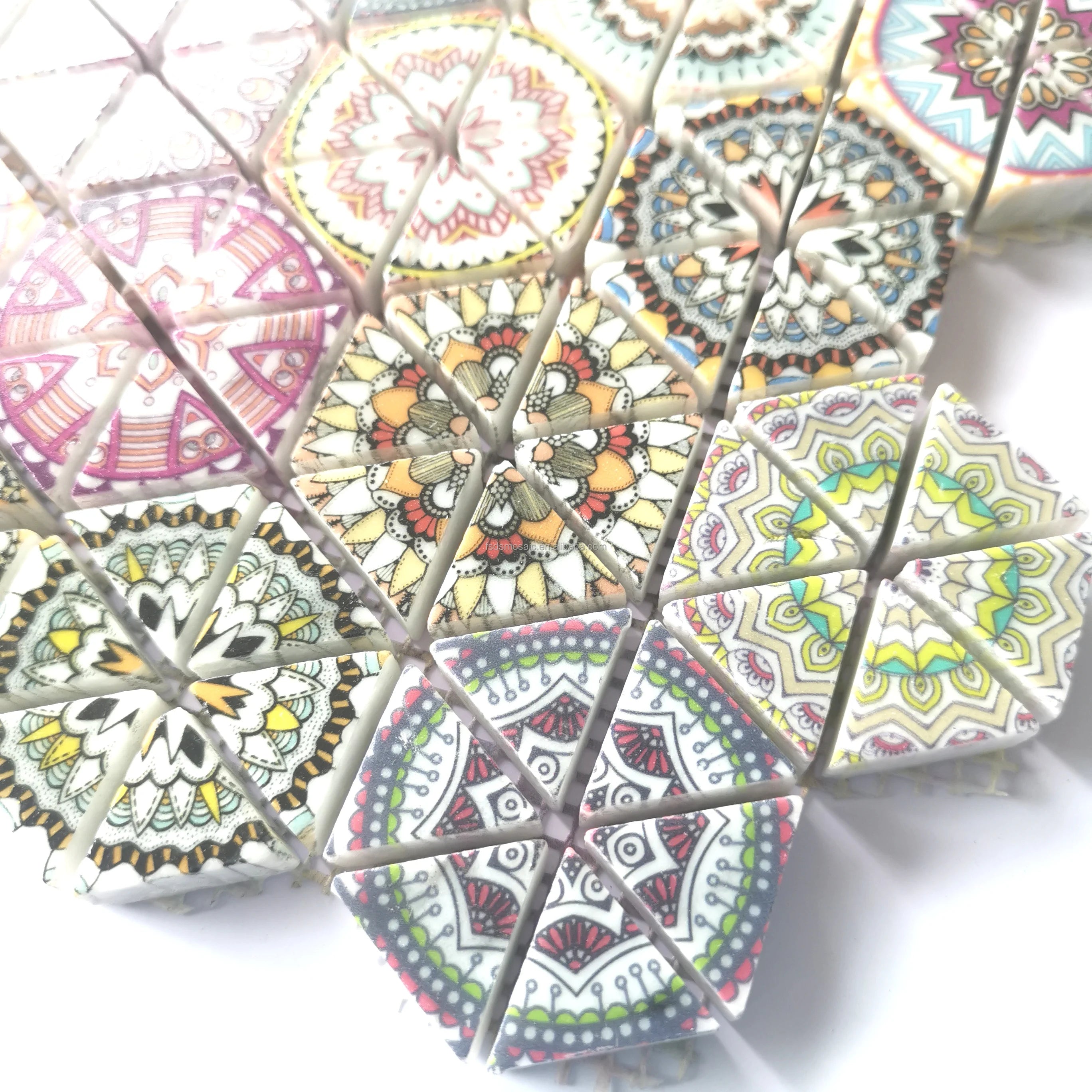 Mosaic Tile Inkjet Printed Morroco Pattern Stone Wall and Floor Tile Marble
