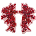 Many Color  Crystal Rhinestone Wedding Collar With  Beaded  Appliques  for Clothes Decoration