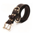 Wholesale Genuine Cow Leather Large Dog Collar