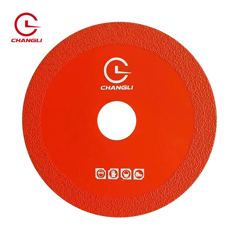 Long Life 4inch 100mm Industrial Hot Press OEM Super Thin Brazed Diamond Ti-coated Cutter Grinding Saw Blades Rock Stone Marble