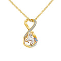 Best Selling Unicorn Pendant Children Necklace With Rhinestone Inlayed
