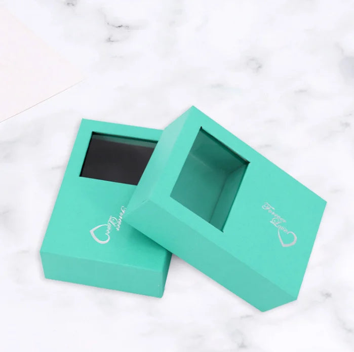 Manufacturers Spot Exquisite Ring Earring Packaging Box Hot Silver Jewelry Box Gift Box