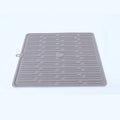 Custom Square 40*40cm Anti-Skid Home Eco-Friendly Modern Design Washing Drainer Dry Rack Pad Sinks Protector Collapsible