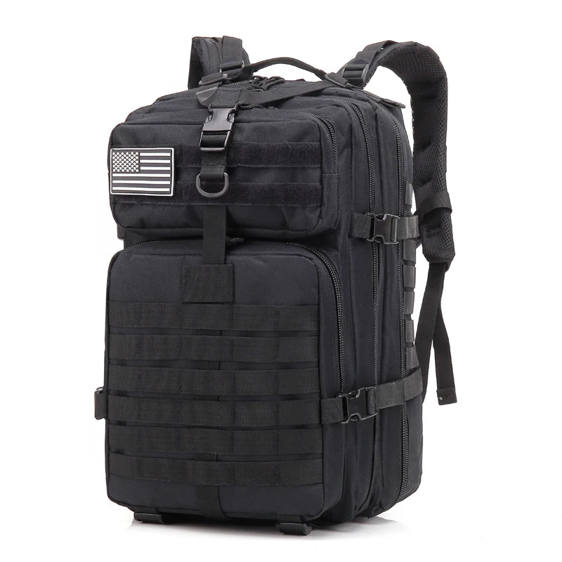 Kongbo 45L Large Capacity Trekking Bag Durable Molle Rucksack 900D Oxford Tactical Backpack
