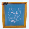 Aluminum Silk Screen Printing Frame with Polyester Mesh for T-shirt Textile PCB Custom Printing