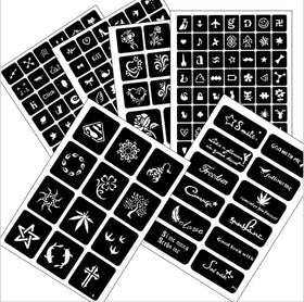 Tattoo Supplies Waterproof Body Art Paints Design for Women Men Temporary Tattoo Stencil for Tattoo Juice Ink Template Sticker