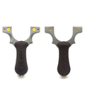 New Titanium Alloy Folding Slingshot Flat Leather Fast Compression Bow Free New G10 Patch Outdoor Catapult