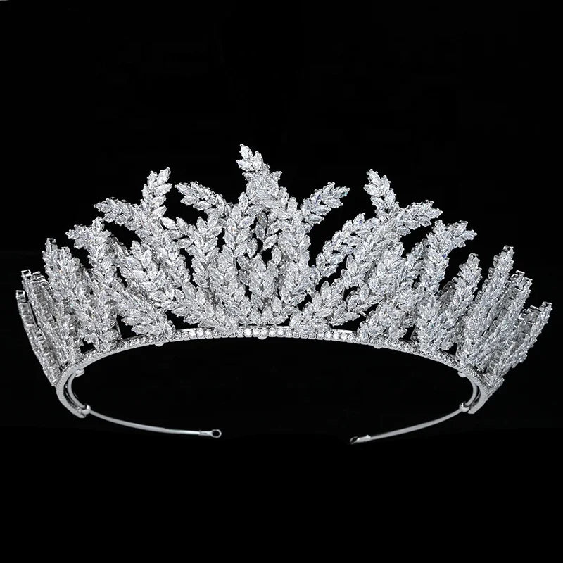 Bridal Wedding Tiara Classic New Fashion Design Bridal Hair Accessories Anniversary Wedding Women Crowns BC6014 Corona Princesa