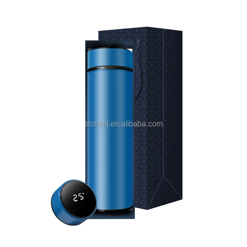 Top Selling 500ml Vacuum Flask with Folding Box Customized Logo Wedding Gift Set for Guests Exhibition Gifts