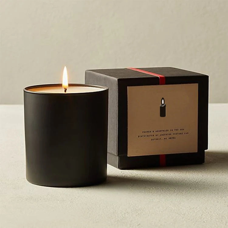 Customize Design Cosmetic Packaging Paper Print Gift Box with Foam Insert Candles