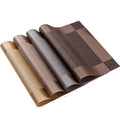 Manufacture's Hot Washable PVC Placemats Heat Resistant Sustainable Woven Table Mats Dining Table PlaceMats