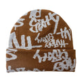 New Design Unisex Acrylic Women Warm Fashion Men Winter Hats With Custom All Over Jacquard Logo Beanies