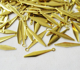 500pcs/pack Short Sword Charms Brass Charms for Necklace Earrings Tie Charms
