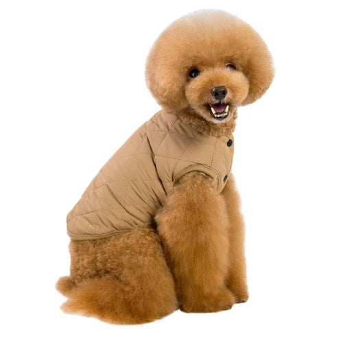 Pet Accessories Customize Pet Clothing Winter Dog Clothes Warm Dog Jackets Solid Pet Apparel Dog Accessories