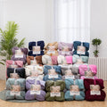 Warm Sherpa Blankets Cheap Sheep Blankets/Drop Shipping Super Soft Fuzzy Flannel Fleece Blanket 100x120cm MegaBDM