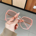 Wholesale Cheap Price Anti Glare Sun Glasses Metal Legs Colorful Oculos Fashion Custom logo Polygon Frame Sunglasses for Ladies