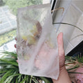 Wholesale Rough Crystal Slab Mineral Natural Clear Gypsum clear Quartz  Slice Plate for Sale