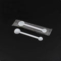 TOPEAK 0.25g 0.5ml 1g 2ml Plastic White Double Head Measuring Spoon 104mm Milk Powder Spoon