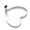 Heart Shaped Stainless Steel Egg Mold & Frying Tool with Eco-Friendly Design for Perfectly Cooked Egg Rings Hand Wash Only