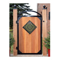 Popular Design Decorative Square Aluminum Gate Inserts Ornaments Cast Aluminum Fence Hardware 3D Modeling Easily Assembled