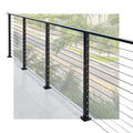 YL METAL SS Outdoor Deck Wire Balustrade Kits Tensioning Stainless Steel Balcony Cable Railing