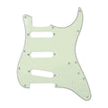 Wholesale 3ply Mint Green 11 Hole SSS ST Sractah Plate Guitar Pickguard for ST Electrics