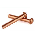 Custom Various Styles Copper Brass Steel Round Dome Mushroom Head Rivet