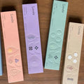 Luxury Art Paper Reed Diffuser Sticker Incense Paper Packaging Box with Custom Logo Printing