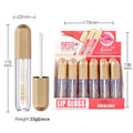 2023 New Arrival Liquid Hydrating Fruit Essence Lip Oil Set Shiny Moisturizing Transparent Lip Oil Gloss 24-piece Set Wholesale