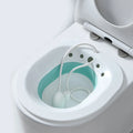 Collapsible Yoni Sitz Bath for Toilet Steam Seat Postpartum Wounds Hemorrhoids Treatment Perineal Care Flusher Bathroom Use