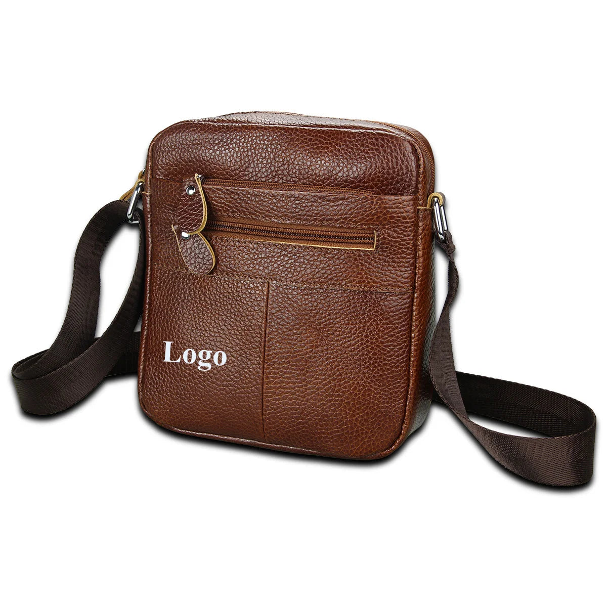 Manufacturer Direct Sales Men's Messenger Bags Genuine Leather Men's Shoulder Bag