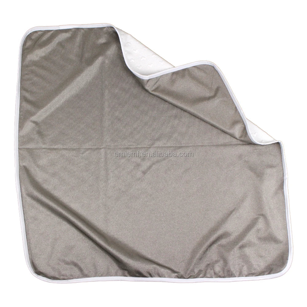 BLOCK EMF Silver Fiber Antibacterial Baby Blanket Radiation Shielding Healthier protection (multiple Styles and Colors)